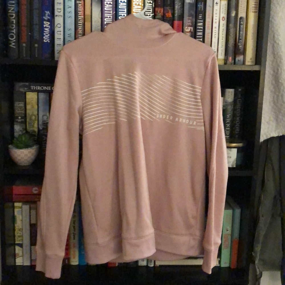Blush pink under armour hoodie NWOT